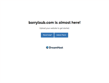 Tablet Screenshot of barrylaub.com